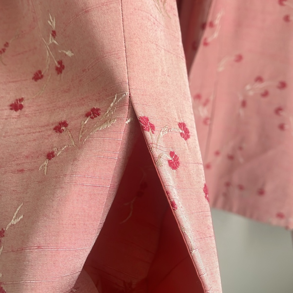 Norton Mcnaughton Floral Button Down Blazer Size 6 - Picture 5 of 9